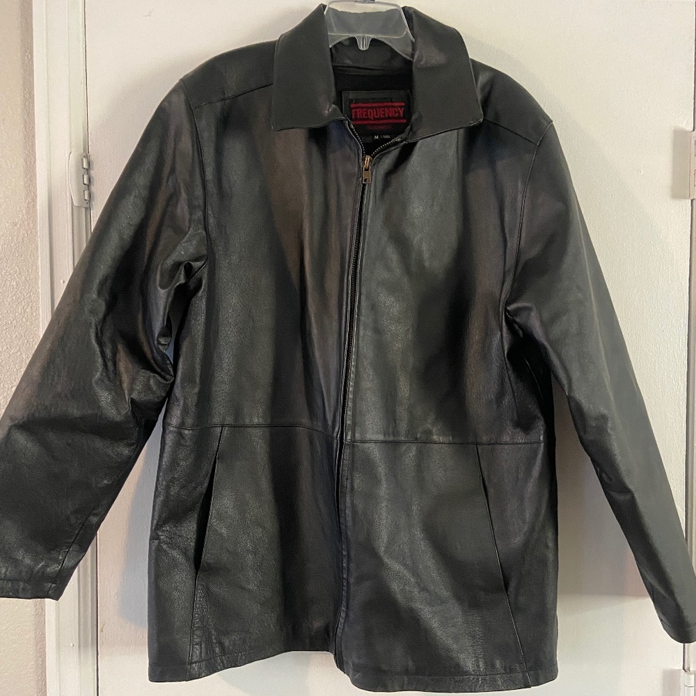 Men's Genuine Leather Jacket - Frequency
